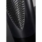 Tall Indoor Vase in Matt Black Ceramic and Steel Made in Italy - Jesolo Viadurini