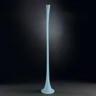 Tall Indoor Vase in Colored Glass Modern Design Made in Italy - Elviro Viadurini