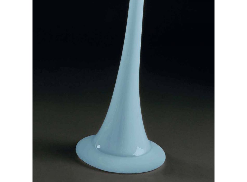Tall Indoor Vase in Colored Glass Modern Design Made in Italy - Elviro Viadurini