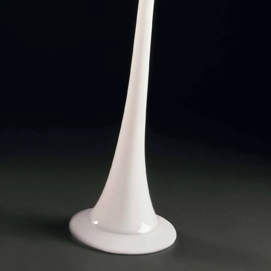 Tall Indoor Vase in Colored Glass Modern Design Made in Italy - Elviro Viadurini