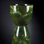 Tall Vase in Polyethylene with Marble or Briar Finish Made in Italy - Renata Viadurini