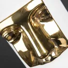 Modern Tall Vase in White Ceramic with Colored Insert Made in Italy - Lexi Viadurini