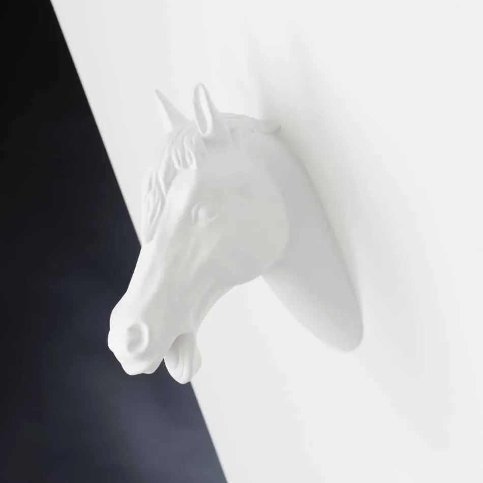 Tall Indoor Vase in White Ceramic Handmade in Italy - Jacky Viadurini