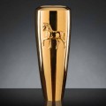 Tall Indoor Vase in Ceramic Gold Finish Handmade in Italy - Jacky