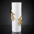 Tall Indoor Ceramic Vase Handcrafted in Italy - Monte Viadurini