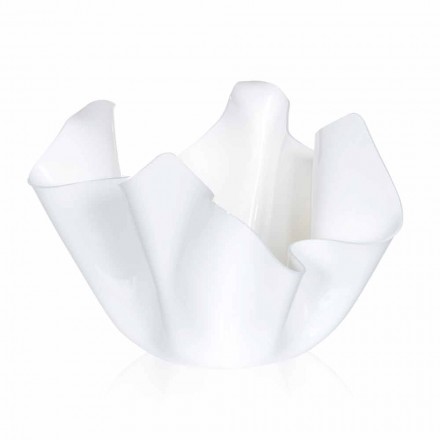 White vase from interior / exterior design Pina, made in Italy Viadurini