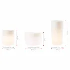 Vase with Garden Lighting or Living Room Colored Modern Design - Cilindrostar Viadurini