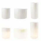 Vase with Garden Lighting or Living Room Colored Modern Design - Cilindrostar Viadurini