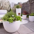 Vase with Led or Solar Lighting Modern Design of Various Sizes - Svasostar Viadurini