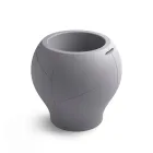 Outdoor Vase in Various Finishes and Sizes in Polyethylene Made in Italy - Loto Viadurini
