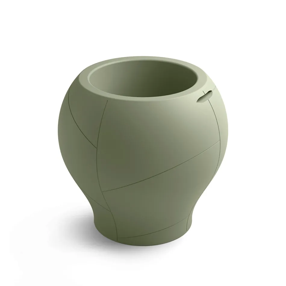 Outdoor Vase in Various Finishes and Sizes in Polyethylene Made in Italy - Loto Viadurini