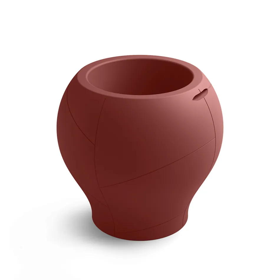 Outdoor Vase in Various Finishes and Sizes in Polyethylene Made in Italy - Loto Viadurini