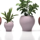 Outdoor Vase in Various Finishes and Sizes in Polyethylene Made in Italy - Loto Viadurini