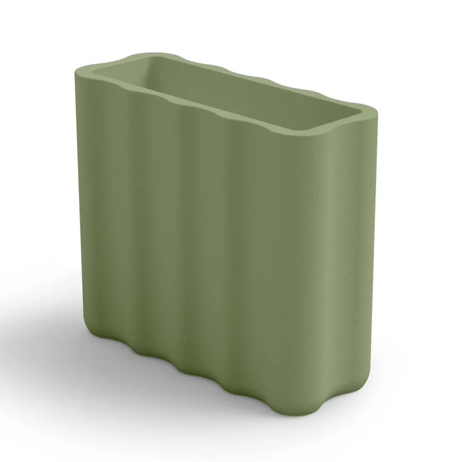 Outdoor Vase in Colored Polyethylene 2 Sizes Made in Italy - Barbia Viadurini