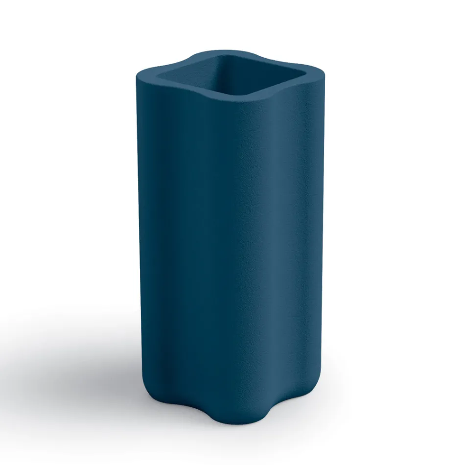 Outdoor Vase in Colored Polyethylene 2 Sizes Made in Italy - Barbia Viadurini