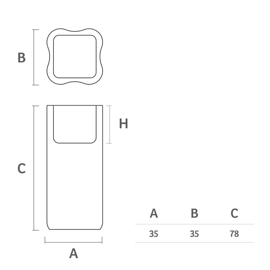 Outdoor Vase in Colored Polyethylene 2 Sizes Made in Italy - Barbia Viadurini
