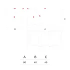 Rectangular Colored Polyethylene Outdoor Vase Made in Italy - Gray Viadurini