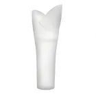 Luminous Outdoor Vase in White Polyethylene Made in Italy - Galileo Viadurini