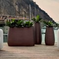 Indoor or Outdoor Vase, Plastic Planter 3 Dimensions, 2 pieces - Pandora by Myyour