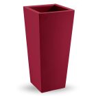 Square Outdoor Vase in Colored Polyethylene Made in Italy - Marilard Viadurini