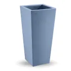 Square Outdoor Vase in Colored Polyethylene Made in Italy - Marilard Viadurini