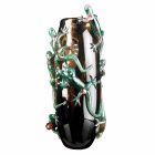 Handmade Indoor Vase in Colored Glass with Geckos Made in Italy - Geco Viadurini