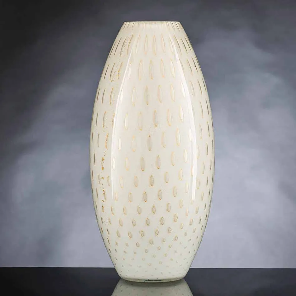 Indoor Vase in Colored Murano Blown Glass Made in Italy - Asper Viadurini