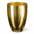 Indoor Vase in Blown Glass Gold Finish Handmade in Italy - Taka
