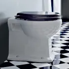 Floor Vase Classic Design Back To Wall in Made in Italy Ceramic - Marwa Viadurini