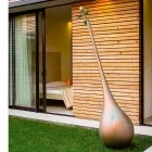 Decorative Ground Vase for Outdoor or Indoor Plastic - Ampoule by Myyour Viadurini