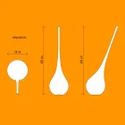 Decorative Ground Vase for Outdoor or Indoor Plastic - Ampoule by Myyour Viadurini