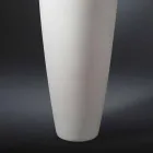 Tall Decorative White Ceramic Vase Made in Italy - Jacky Viadurini