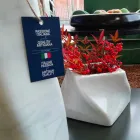 Decorative Design Vase in Bardiglio or Carrara Marble Made in Italy - Prisma Viadurini