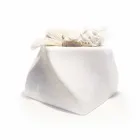 Decorative Design Vase in Bardiglio or Carrara Marble Made in Italy - Prisma Viadurini