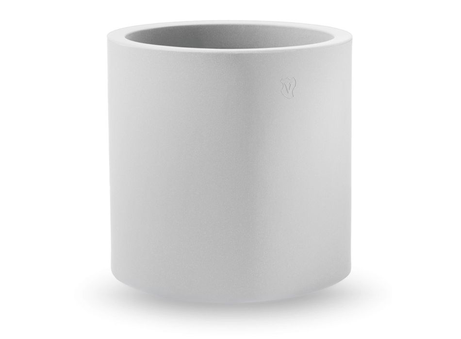 Cylindrical Shape Decorative Vase in Polyethylene Made in Italy - Tonello Viadurini