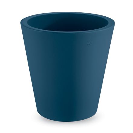 Round Colored Polyethylene Decorative Vase Made in Italy - Mengo Viadurini