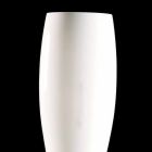 Decorative Vase in White and Transparent Glass Handmade in Italy - Crezia Viadurini