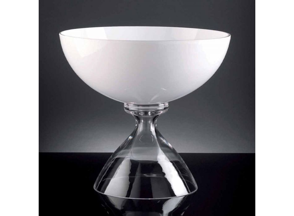 Decorative Blown Glass Vase Handcrafted in Italy - Serena Viadurini