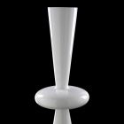 Modern Decorative Vase in White Ceramic Handmade in Italy - Tulipo Viadurini