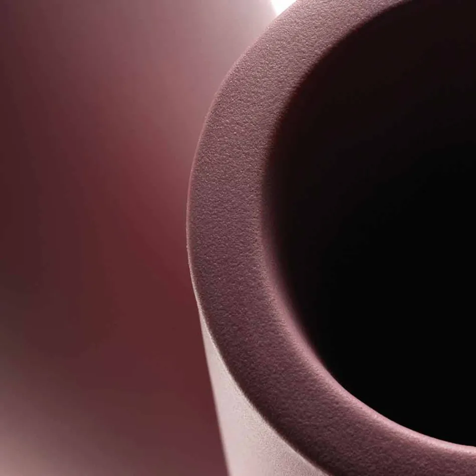 Reversible Decorative Polyethylene Vase of Made in Italy Design - Nadai Viadurini