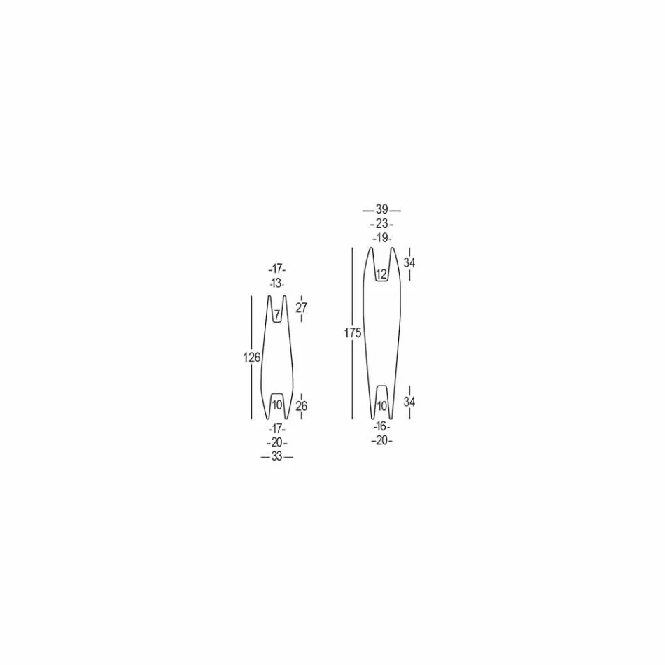 Reversible Decorative Polyethylene Vase of Made in Italy Design - Nadai Viadurini