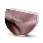 Noctis Powder Pink Decorative Vase in Printed Methacrylate Made in Italy Viadurini