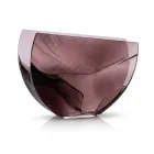 Noctis Powder Pink Decorative Vase in Printed Methacrylate Made in Italy Viadurini