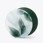 Round Decorative Vase in Green Cast Methacrylate Made in Italy - Viridis Viadurini