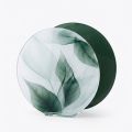 Round Decorative Vase in Green Cast Methacrylate Made in Italy - Viridis