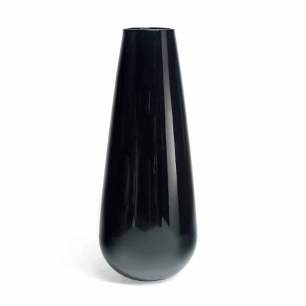 Outdoor Decorative Design Vase in Polyethylene Made in Italy - Menea Viadurini