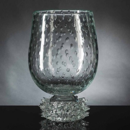 Elegant Indoor Vase in Murano Glass Made in Italy - Copernicus Viadurini