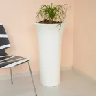 Round Garden Planter in Polyethylene Made in Italy - Tremont Viadurini