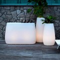 Planter Vase in Luminous Plastic, Design in 3 Sizes, 2 pieces - Pandora by Myyour