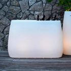 Planter Vase in Luminous Plastic, Design in 3 Sizes - Pandora by Myyour Viadurini